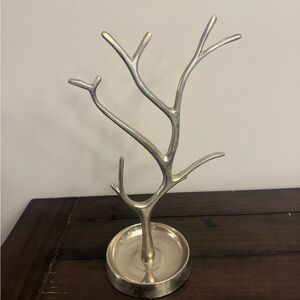 Silver Jewelry Tree Stand